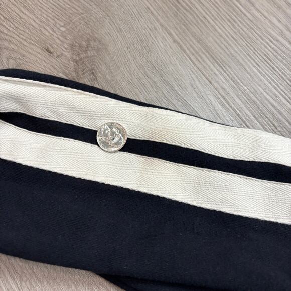 Johnny Cota Striped Raglan Crewneck Pullover Sweatshirt Women's Medium - Picture 10 of 11